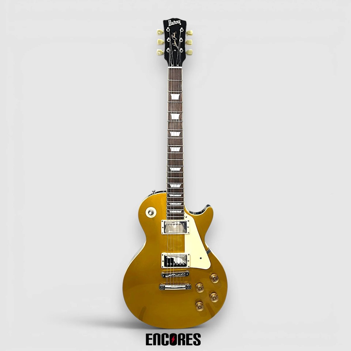 ギター入荷させていただきました／ Burny RLG-55 Gold Top 状態：B
