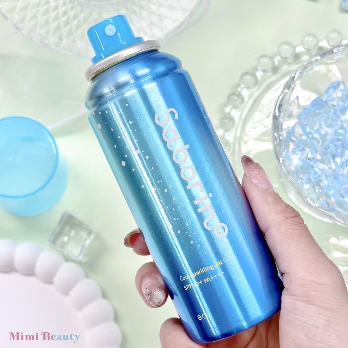 MimiBeauty__'s tweet photo. 暑い日のお出かけ前に使いたい🧊
サボリーノの-8℃*冷感パチパチUVジェル！塗った瞬間ひんやり気持ちいいし、サラッサラになるの。SPF50+ PA++++でしっかりUV対策できるのも最高♪ https://t.co/pAGqVuyWTr