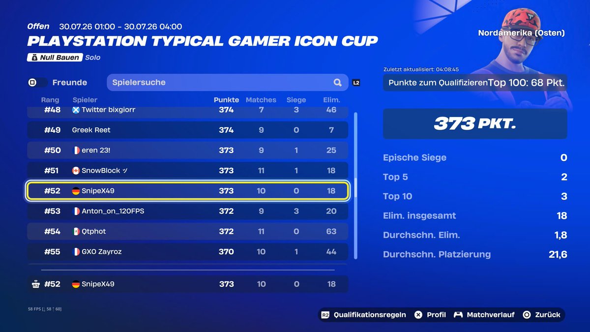 SnipeX49's tweet photo. Qualed NAC PlayStation Cup ZB 😴

Landing Sunken Shores 6/6 https://t.co/tLitK2H2ON