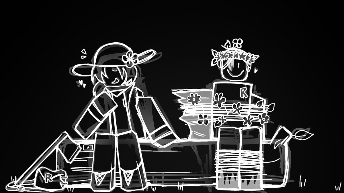 DGKamiChan's tweet photo. ✨Hi guys! 
°Idk what I'm doing, but I hope everyone sees these drawings and has a wonderful day :3💗🍀
#ForsakenLoadingContest

°Roblox: DGKamiChan
°Discord: dgkamichan https://t.co/vAeKJkyAlI
