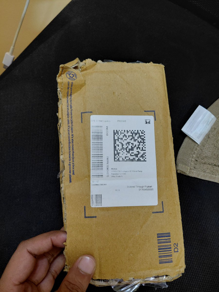 imehtab02's tweet photo. @flipkartsupport
My order FMPP4169404076 arrived with the item missing from the box. Instead of resolving my genuine complaint, Flipkart blocked my account after I reported the issue. 

#Flipkart #CustomerExperience #CustomerRights  #MissingItem  #ResolveMyIssue #AccountBlocked https://t.co/JEgKgl2rhF