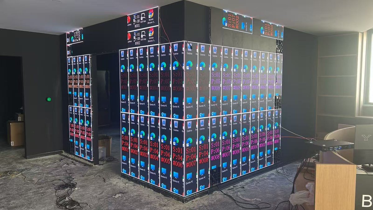 TracyHu16's tweet photo. P1.95 GOB indoor 90 degree led video wall.
We can do it what you need! 
#customization #customized #curved #Flexibled #LEDdisplayscreen #ledpanel #ledvideowall #90degree #event #factory #manufacturer #COB #GOB
Call/WeChat/WhatsApp: 0086-18316843344 https://t.co/gAnoZgNl9s