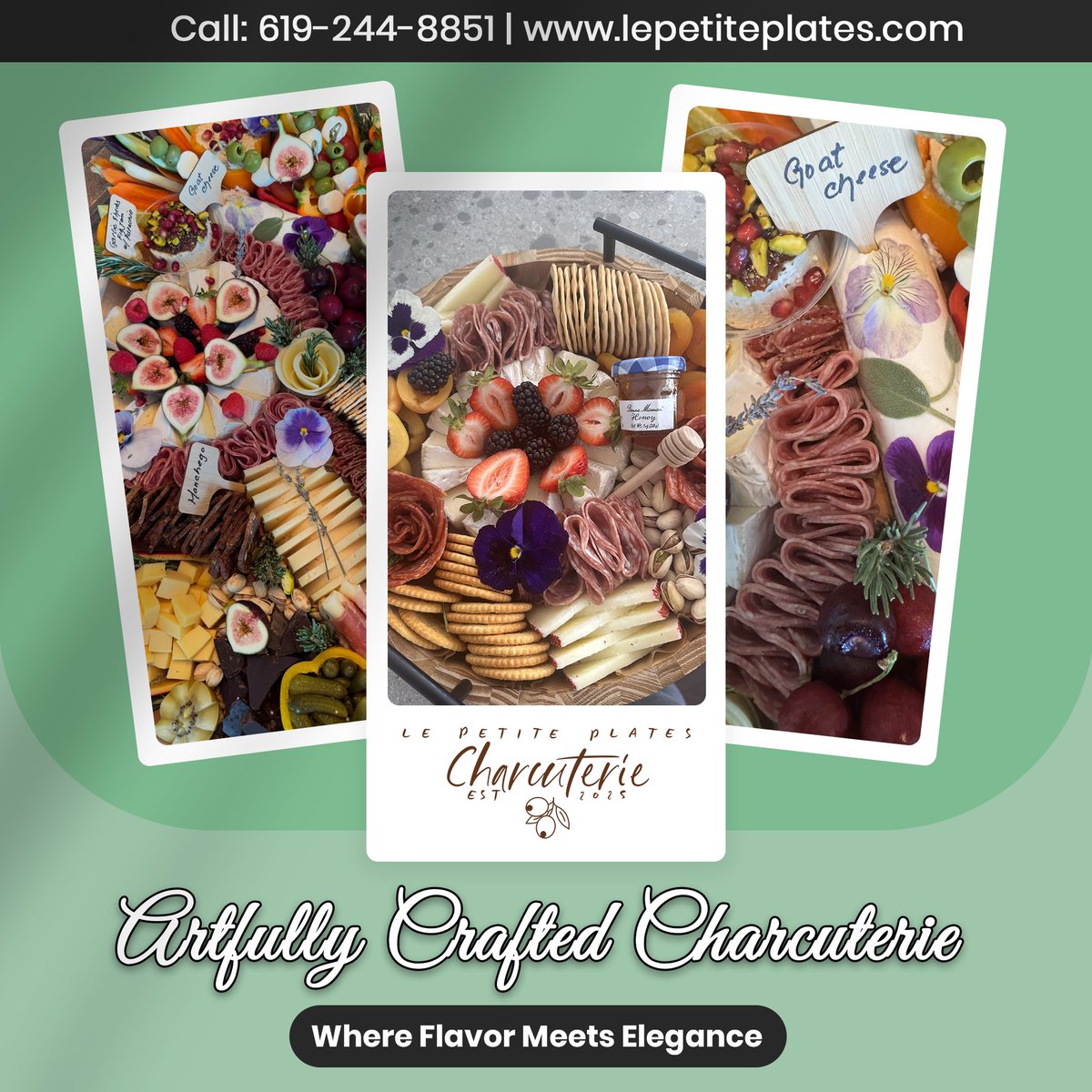 LePetitePlates's tweet photo. Celebrate with Charcuterie - Artfully Crafted Charcuterie Where Flavor Meets Elegance

Perfect for bridal showers, birthdays, corporate events &amp; garden parties.

📍 San Diego
📞 Call: 619-244-8851
🌐 https://t.co/MSw31g5k52 - DM to Order!

#LuxuryCharcuterieBoardDelivery https://t.co/5apohTRHzk