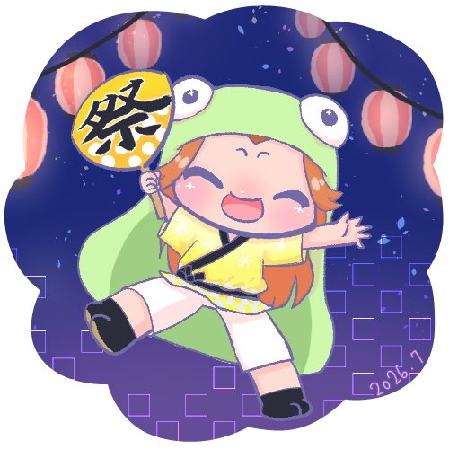 xkanappeex's tweet photo. 夏ｳｦﾝﾅのきゃなぺ、ぜろさいさんの配信で初コメガチャをぶん回し、見事当たーーーrrrrrるいぃい！🎯を引きましたので、お祭りイラスト描いて頂きました🙌💕
夏ｳｦﾝﾅのパリピ感出ててめっちゃ可愛い♥️♥️
もうすぐ8月！夏楽しむどー！🌞🌴🌺✨ https://t.co/JBeH8kKw9Q
