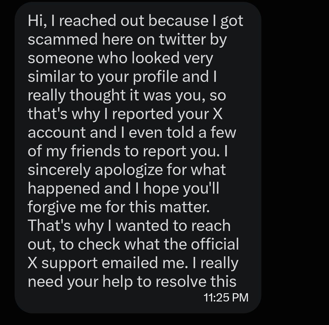 nakirakugaki's tweet photo. GUYSSSS if u received this kind of message do NOT respond to them! They are hacked and how do i know? Bc my previous personal twt acc was hacked this way 😭 they will compromise ur acc and ask u to pay and ofc its a scam so dont fall for it!!! 😭😭 https://t.co/2kCs8pWCyl