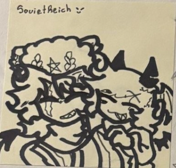 YuriAnimation_X's tweet photo. SovietReich doodles!! >_<
#sovietreich #reichsov #thirdunion #sovnaz #sovietcountryhumans #reichcountryhumans https://t.co/5qhwu7eCRw