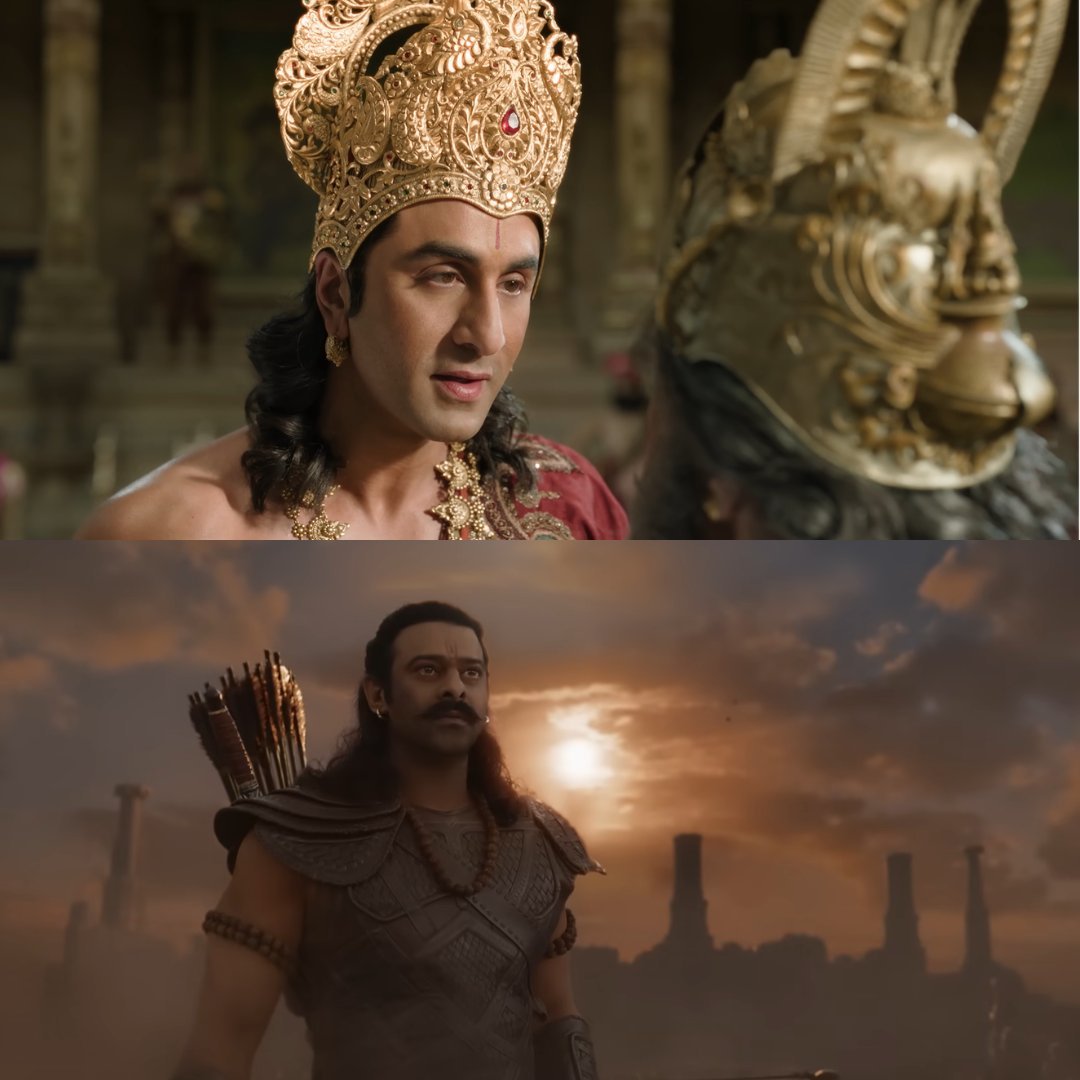 thetwincityguy's tweet photo. Those saying #RanbirKapoor looks mid and dialogue delivery is bad.

They actually deserve Jesus from #Adipurush 

#Ramayana https://t.co/0g9xnmAy34