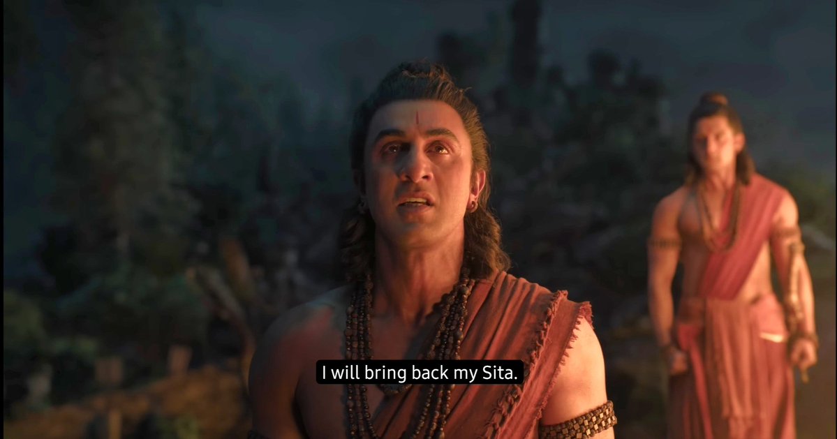cineholic_28's tweet photo. An avg Indian is going to be impressed by this trailer he cares only about the emotions u'll feel when:

- Lakshman bows to Ram with folded hands

- When Ram was leaving his Ayodhya with teary eyes

The emotions just need to connect &amp; the movie will create HISTORY....

#Ramayana https://t.co/lcNOgKxAKz