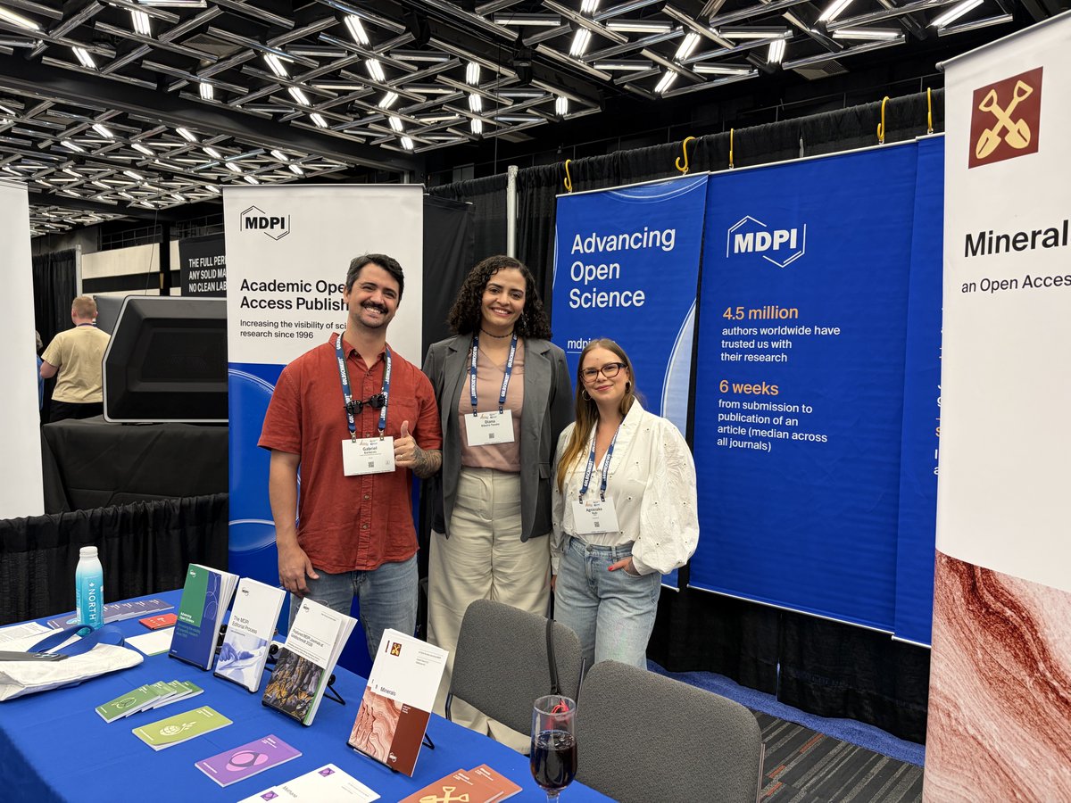 Methane_MDPI's tweet photo. We were thrilled to reconnect with Dr. Gabriel Barberes at #Goldschmidt2026 and hear his inspiring feedback on his tenure as the #GuestEditor for the @Methane_MDPI journal!

Thank you, Dr. Barberes, for being a valued partner! We look forward to our continued collaboration. https://t.co/f9DMQ83pgC