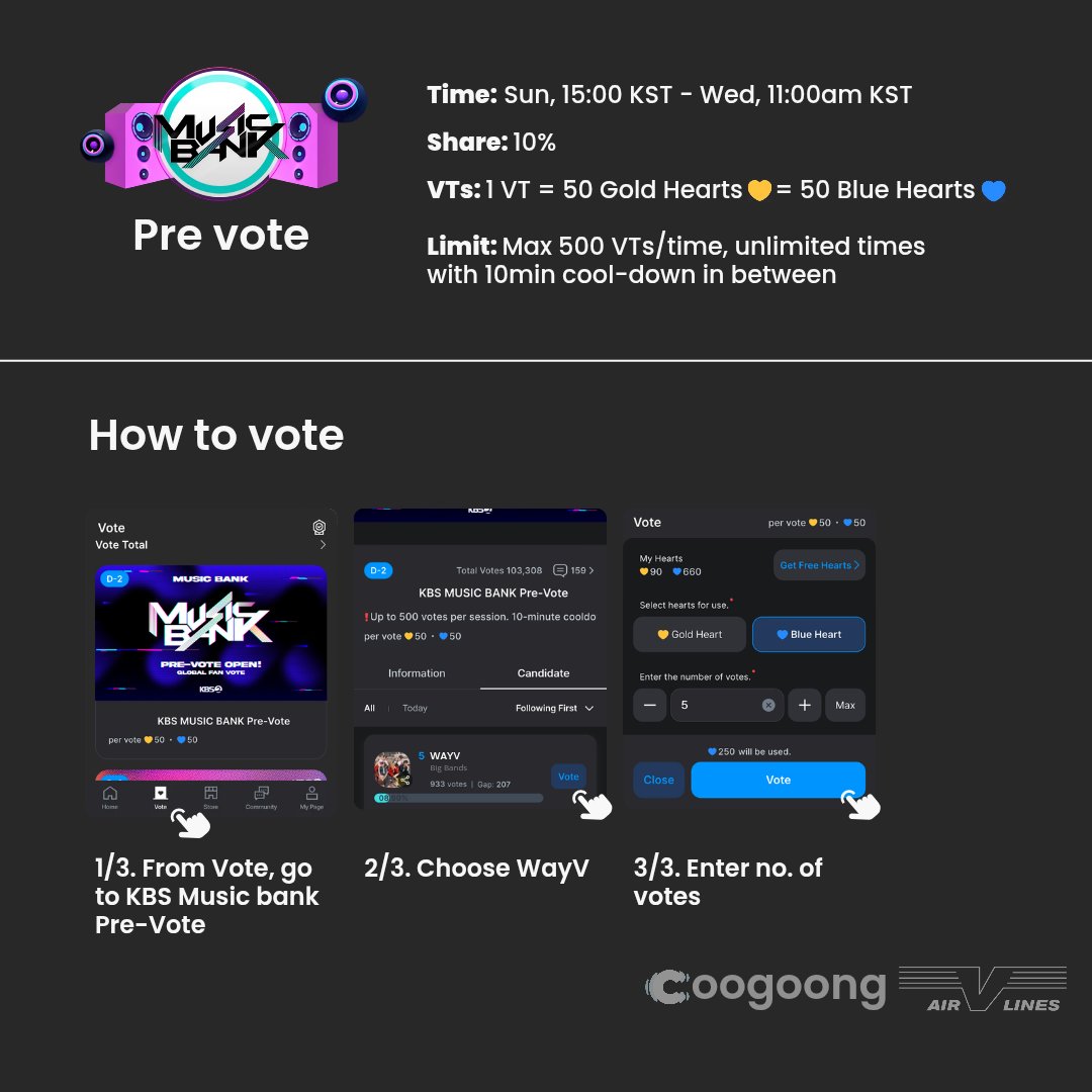 WayV_Airline's tweet photo. 📌 How to vote and save voting certificate https://t.co/Gstx4bqqir