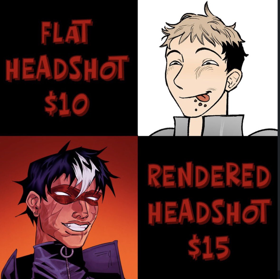 slickdeuceson's tweet photo. Updated my commissions! 
I will draw light blood, ship art, armor and furries, etc!!! https://t.co/8RRnyoHiL5
