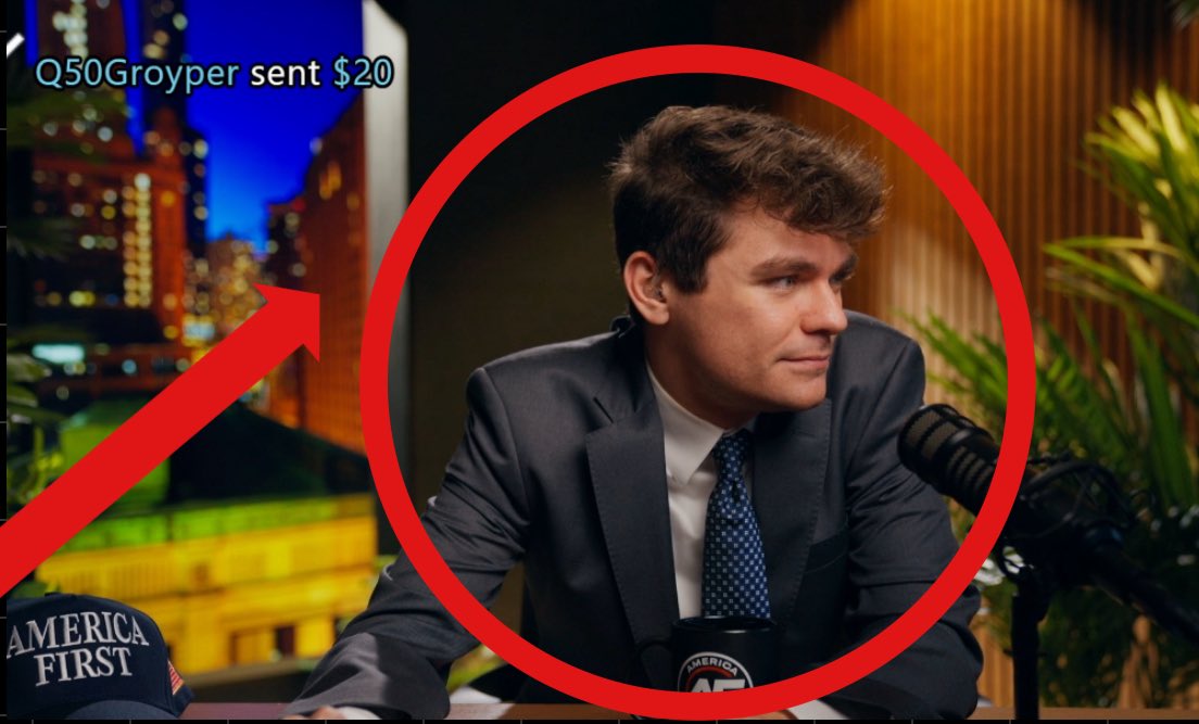 Discussing Groyper tweet media