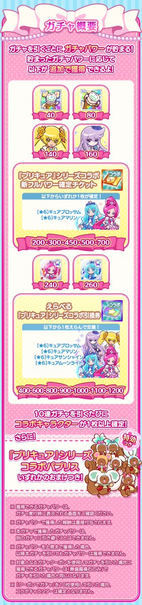 Puyoque_Game8's tweet photo. 【コラボガチャの詳細が判明！】
昨日のぷよっとじかんでわからなかったキャラ性能も全て判明しています！

注目すべきは「ライム ver.キュアサンシャイン」で、
なんと初の「ガールズ」デッキスクロールキャラ！
ネクストきいろぷよ変換もサーカスの奇術師アルル＆カーバンクルと相性が良さそう？ https://t.co/DRSHZvP5EQ