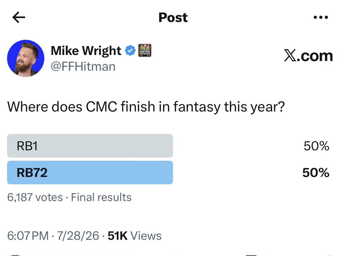 Mike Wright tweet media