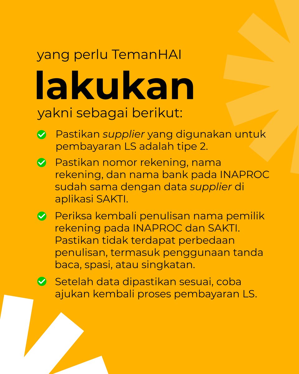 haiDJPb's tweet photo. Apa yang dicari tapi susah ketemunya? 
Jodoh? Jati diri? Kaos kaki sebelah kanan? 😓

Tenang, Teman HAI. Kalau tidak ditemukan adalah rekening supplier ketika melakukan pembayaran di INAPROC, MinHAI punya solusinya.. chekidot! 🥰

Stay young, stay curious! 📶📶 https://t.co/RXiVxivlEK