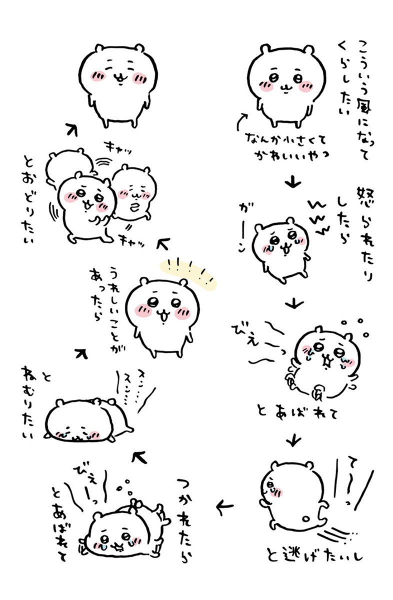 tehutehuhirari's tweet photo. 私がモモンガを好きなのは（作者のふたつの「こういう風になってくらしたい」という動機から考えるに）モモンガはちいかわという世界の根幹をなす価値観から生まれた忌み子だからであって、クズがクズのまま生きることを嬉しがってるからじゃないですからね。 https://t.co/aCG7CGlkM3