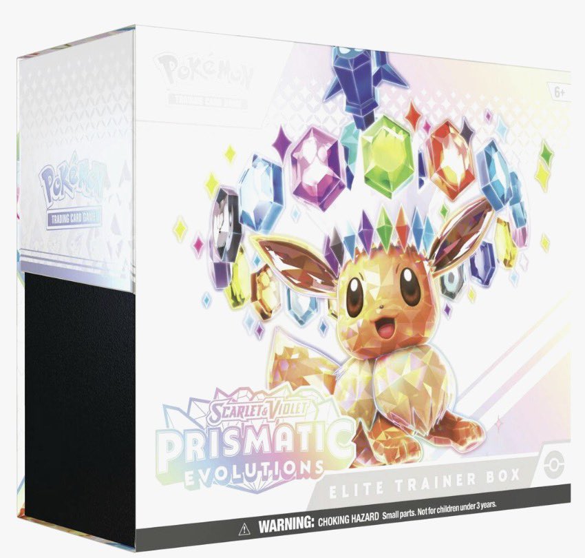 PokemonDealsX's tweet photo. Prismatic Evolutions Elite Trainer Box is now available at Walmart: 

https://t.co/ycjB19YY6e

Prismatic Evolutions Poster Collection: https://t.co/d9aLzrLm4F

Pokemon Day Collection: https://t.co/WurAOvvpyz

Ascended Heroes Booster Bundle; https://t.co/DRUonaWpoL

Ascended Heroes Deluxe Pin Collection: https://t.co/3aop49Lzso

#Pokemon #ad