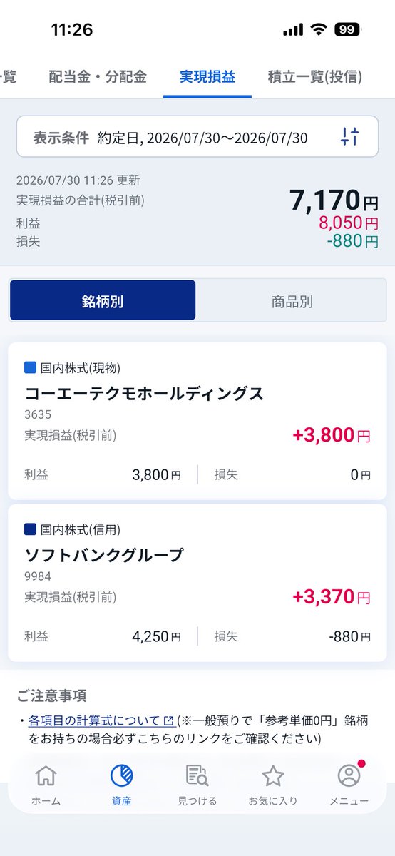 ichi_898989's tweet photo. 前場で疲れたので今日は終了 #デイトレ #スキャルピング https://t.co/KBUPqNhzs1
