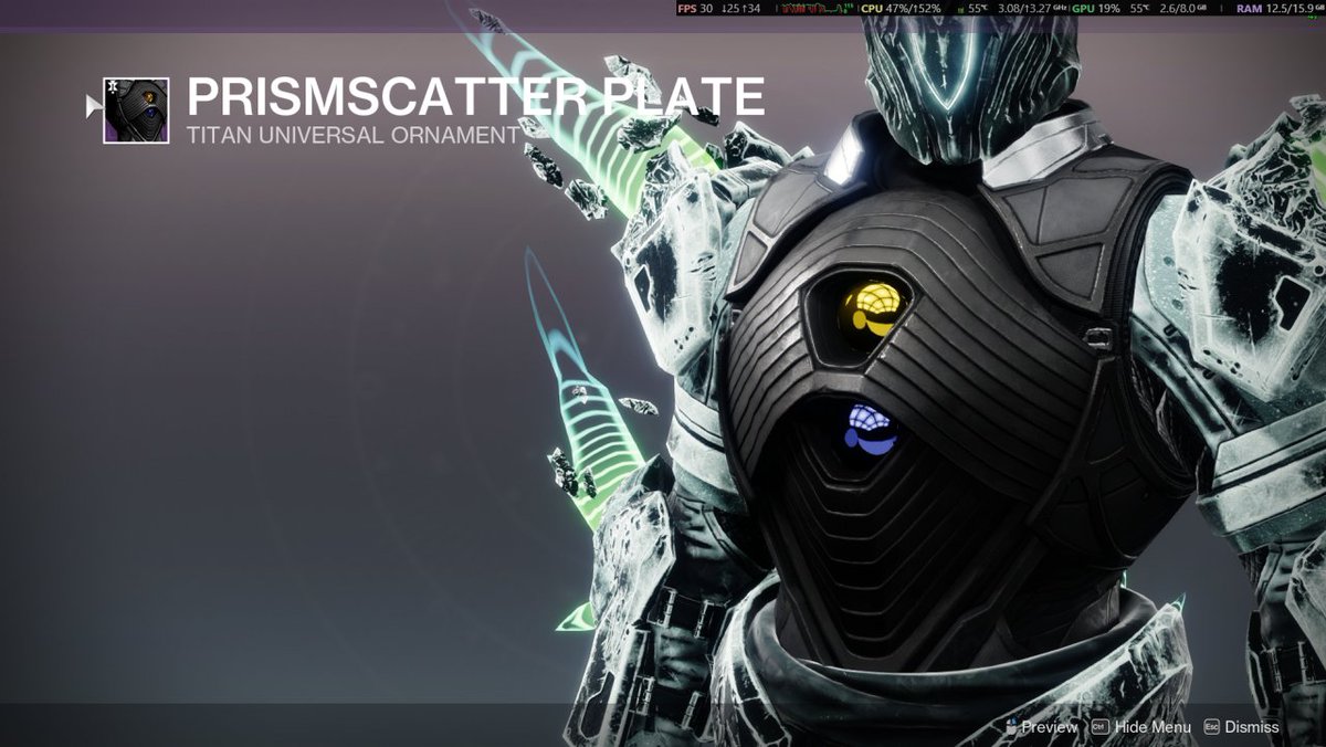 Tejo_Adi_P's tweet photo. @ALTRDECHO titan and hunter gets prismacatter which change based if you equip exotic class item or not and also has different appearance depending the ornament https://t.co/8Mdz6ghyyp