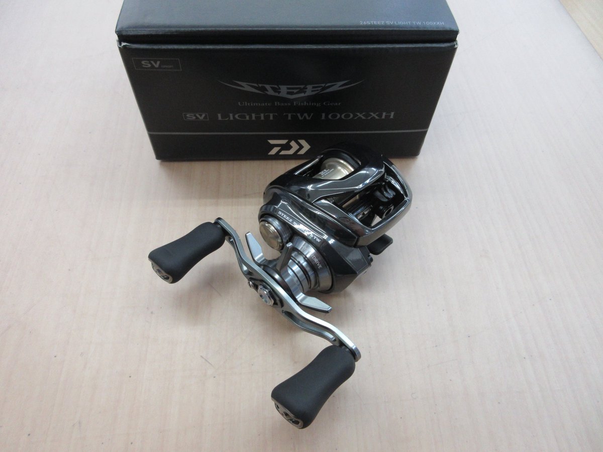 ダイワ 26スティーズ SV LIGHT TW 100XXHを買取りさせていただきました