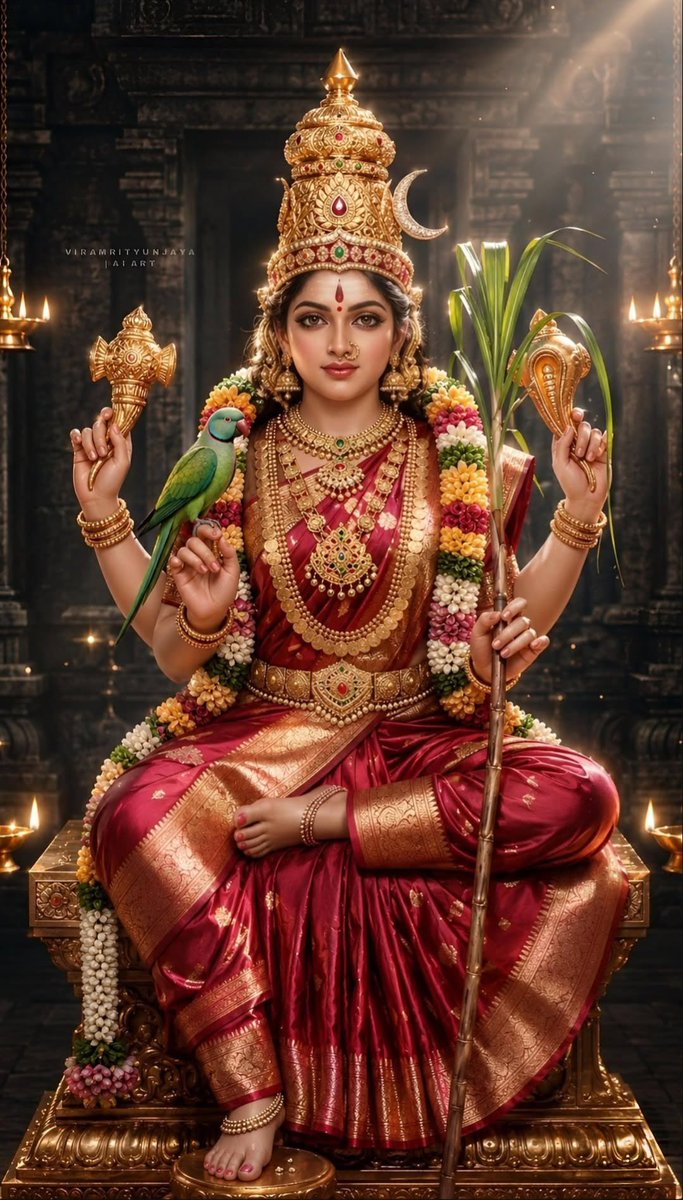 yajnshri's tweet photo. Maa Lalita Tripurasundari is here to bless you. https://t.co/XpHutddGpw