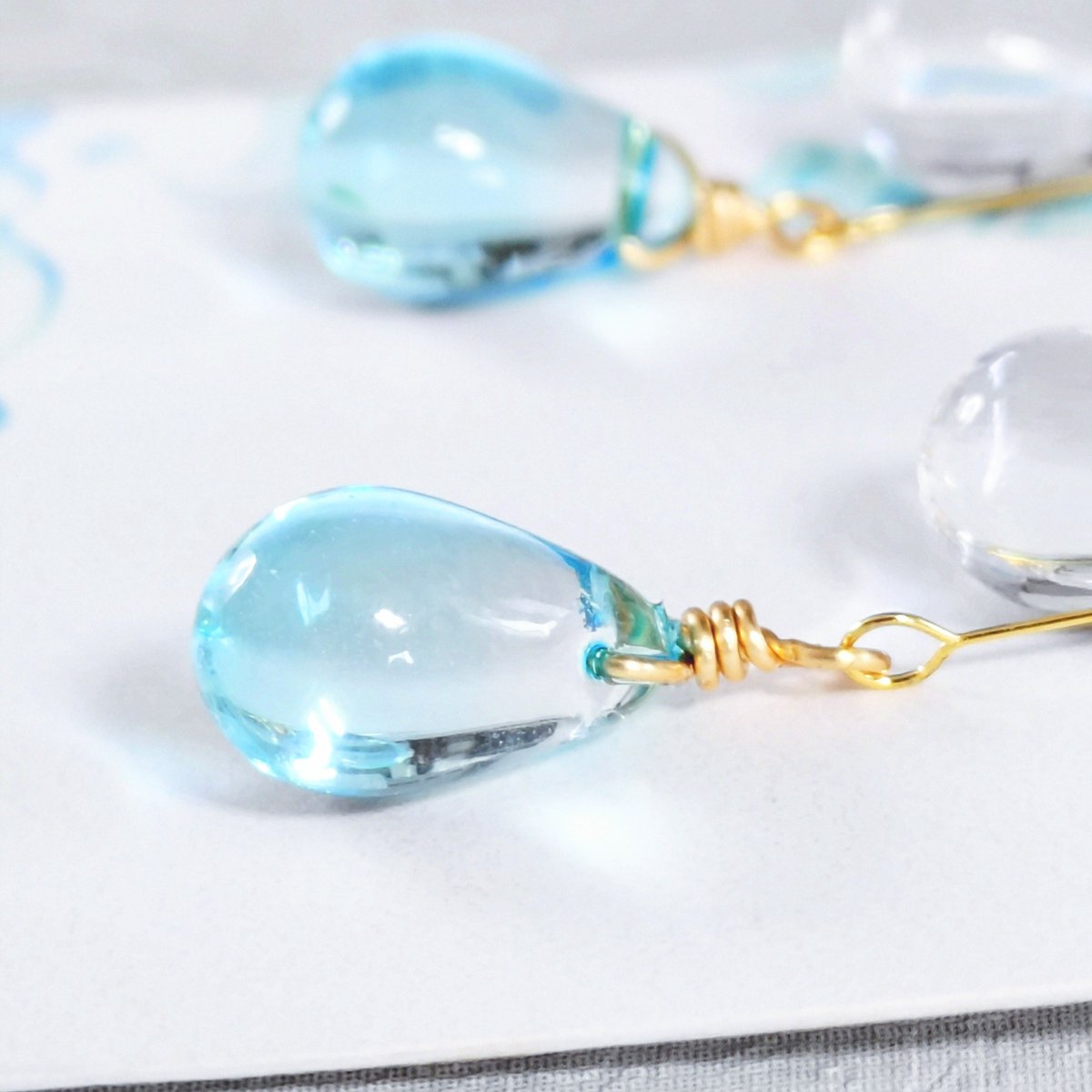 maru_accessory_'s tweet photo. ＼販売開始🎉／

浴衣に似合う しずくノンホールピアス
　　　　　　　　❀Color：ラムネ❀

【minne】
https://t.co/W99nZMS8Ih

#ハンドメイド好きさんと繋がりたい
#涼しくなる色が見たい https://t.co/NRhyvSyEuc