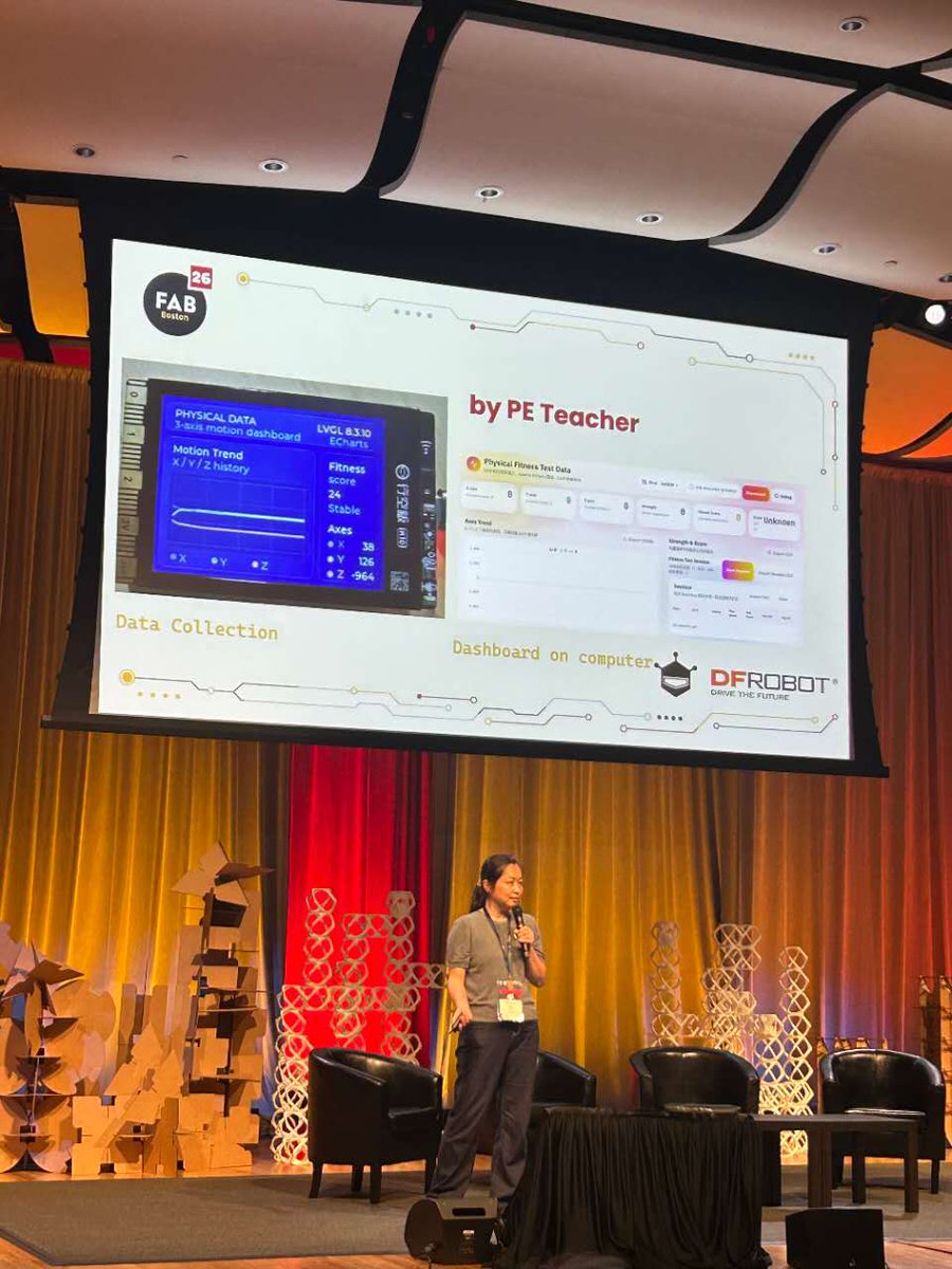 dfrobotcn's tweet photo. #FAB26 Conference Day 3 with @FabFndn: Rebecca Jiang showed how @UNIHIKER  K10 supports AI-assisted making. Later, the team shared rural STEAM education work at the MIT Museum.

We spotted K10 in a Fab City Challenge project and talked shop with Neil Gershenfeld.

#MakerEducation https://t.co/OweWogV6Uv