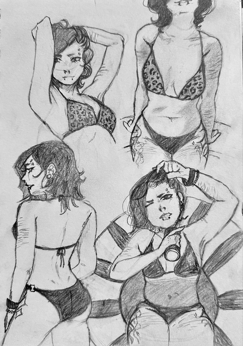 backslasshh's tweet photo. More of new OCs
Lisette in the pool because I’ve been on vacation 🏖️ 
#OC https://t.co/7Rq5nIAxpk