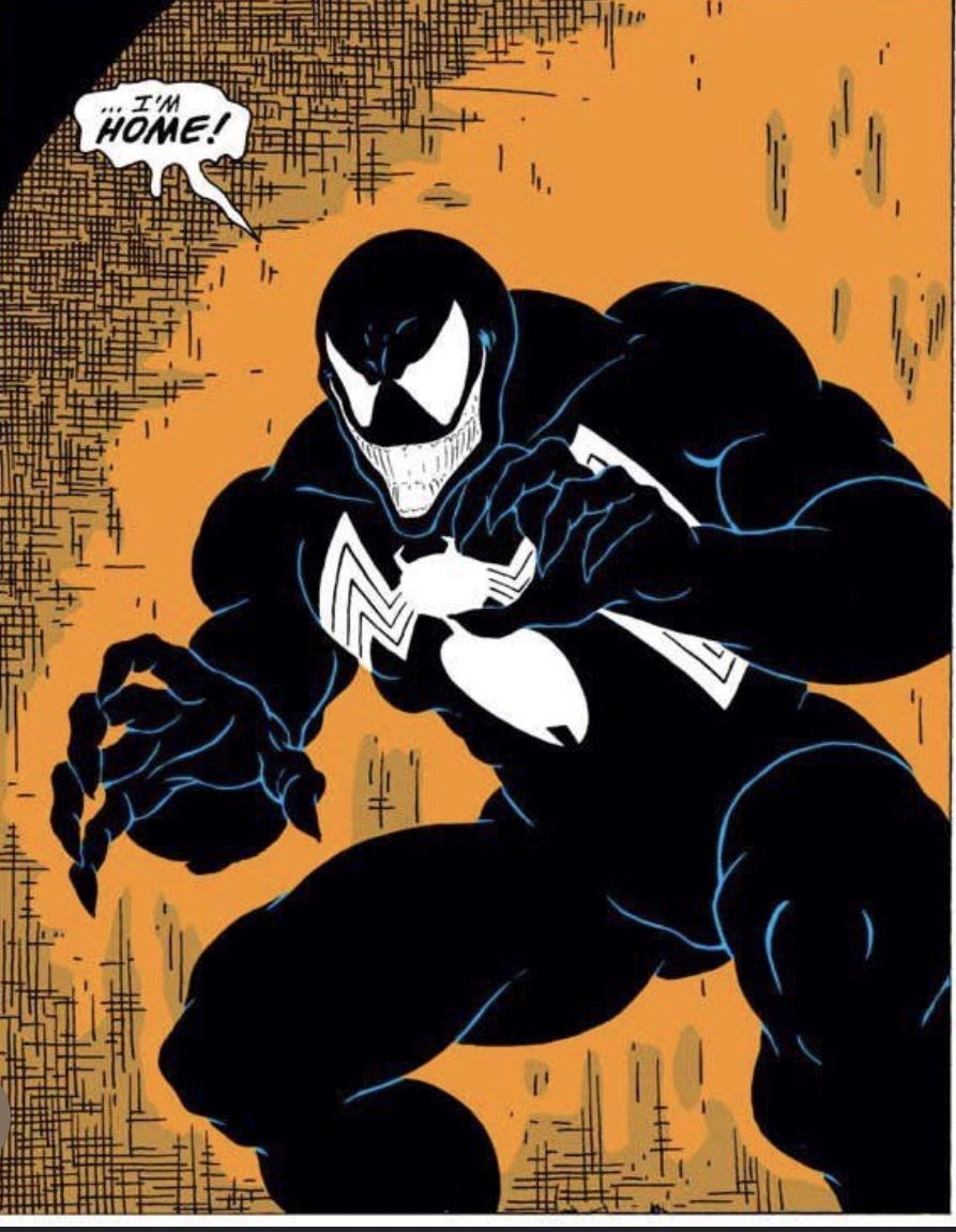 DatsMark118's tweet photo. @grok @Imdavn_ So basically you just made him look like the first appearance of Venom in Amazing Spider-Man #299 https://t.co/OmXSxtiqvB