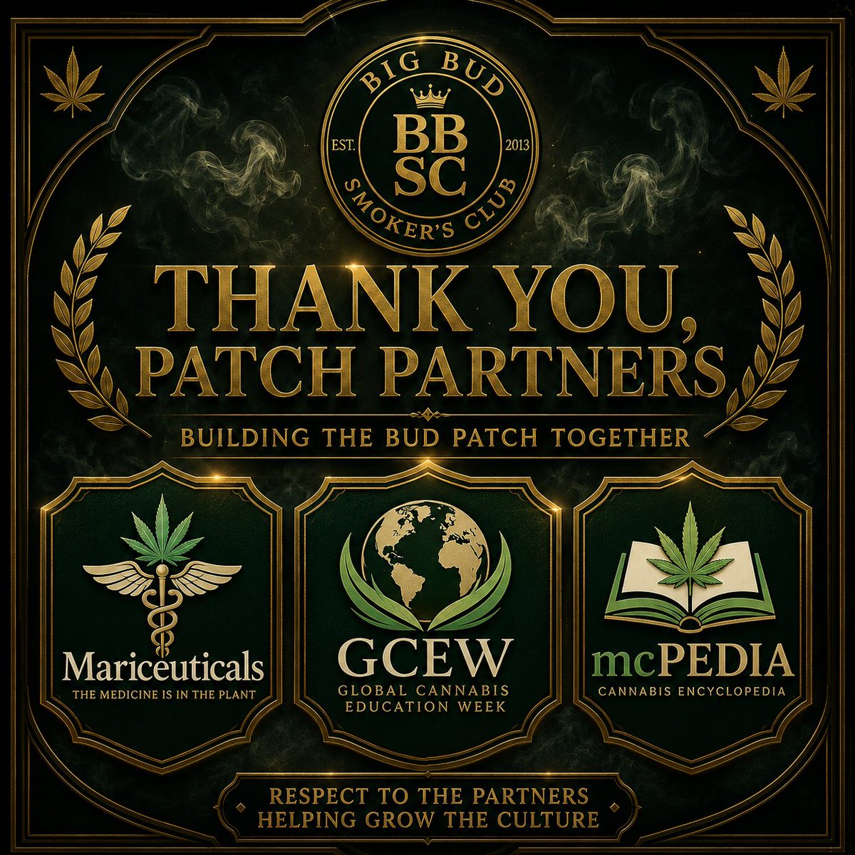 BBSC420's tweet photo. THE PATCH IS GROWING. 🌿👑
Respect to our Patch Partners—Mariceuticals, GCEW and mcPEDIA—for bringing wellness, education, knowledge and purpose to the movement.
This is how culture grows: together. And we’re only getting started. 🔥
#BBSC #PatchPartners #CannabisCulture https://t.co/0ab21wPDaX