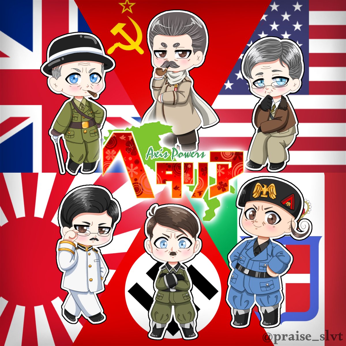 Praise_Slvt's tweet photo. If this isn't how hetalia looks like I don't want it 🔥 https://t.co/6lFzJmFukx