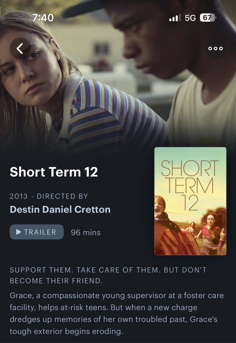 zoerosebryant's tweet photo. seeing all the praise for how the human drama is handled in brand new day excites me so much but i never had a doubt with destin daniel cretton after short term 12. genuinely cannot recommend circling back to this one enough - massively underrated indie with a crazy stacked cast. https://t.co/rydAsXVIq2