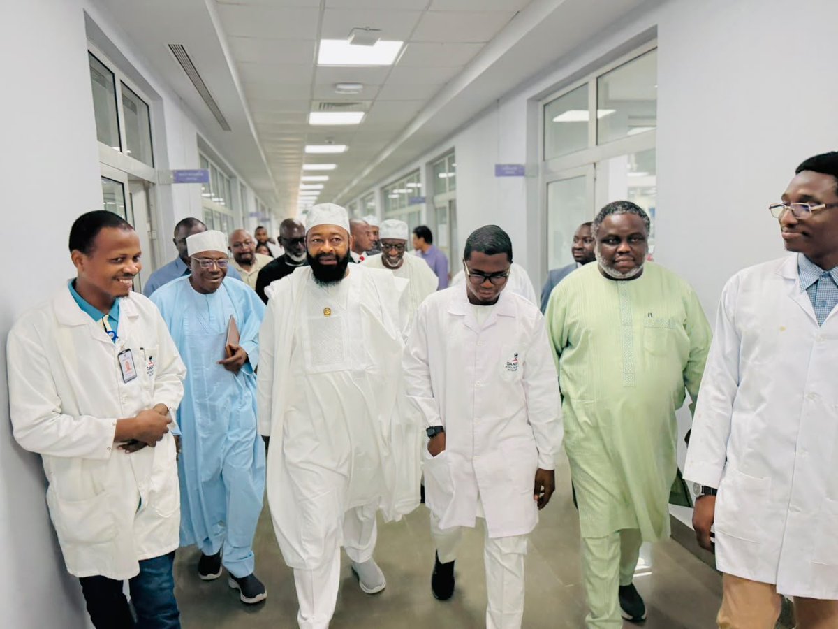 DotunRoy's tweet photo. #FarmerGovernor Umaro Bago, alongside the Honourable Minister of State for Industry, Senator John Owan Enoh, paid a working visit to the Dangote Refinery.

The visit underscores the commitment to fostering strategic partnerships &amp; promoting industrial growth #Bagoisworking https://t.co/uK7GnOp8Sv