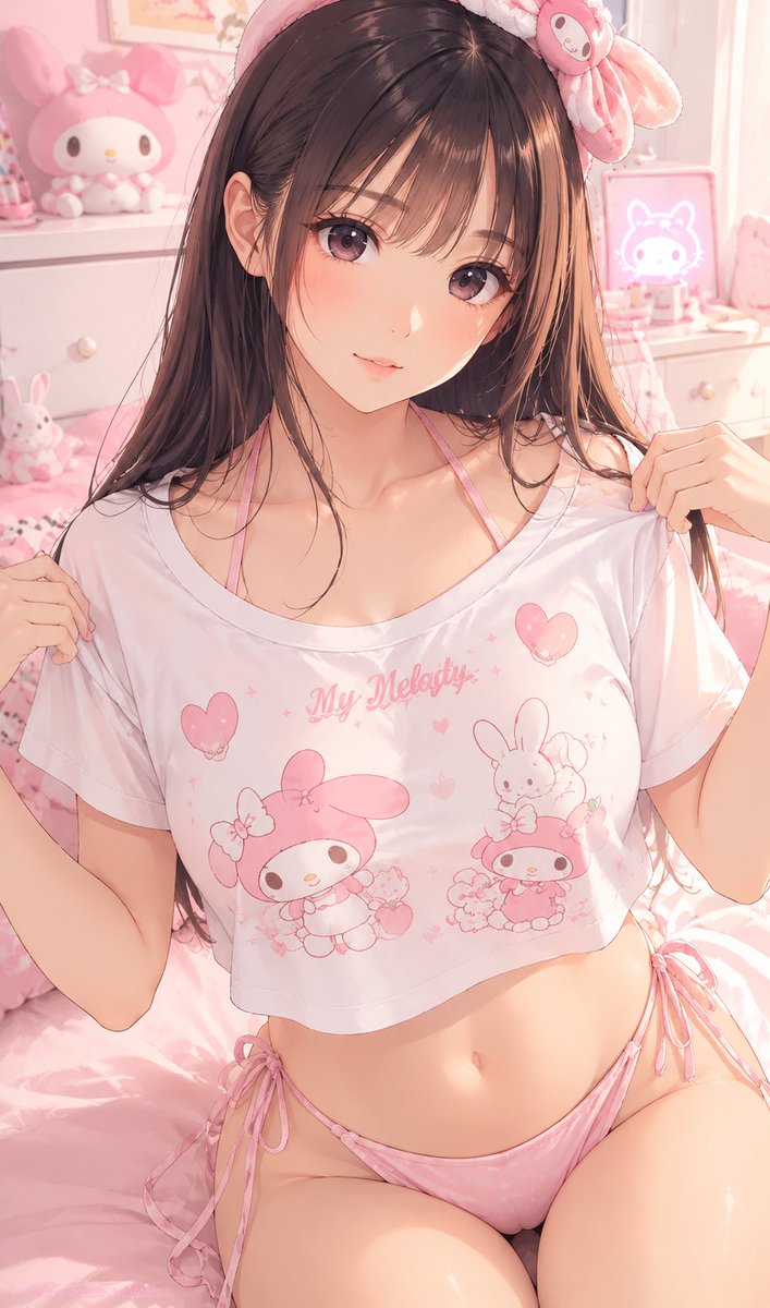 timchen10129071's tweet photo. こんなかわいいお部屋で過ごしたいですか?
# 女の子イラスト #ポートレートイラスト #アニメ調イラスト
Pink cozy bedroom 💖
My Melody loungewear vibe.
Soft sweet morning.
#AnimeWaifu #lolipop #MyMelody #KawaiiGirl https://t.co/3atzTSK4RE
