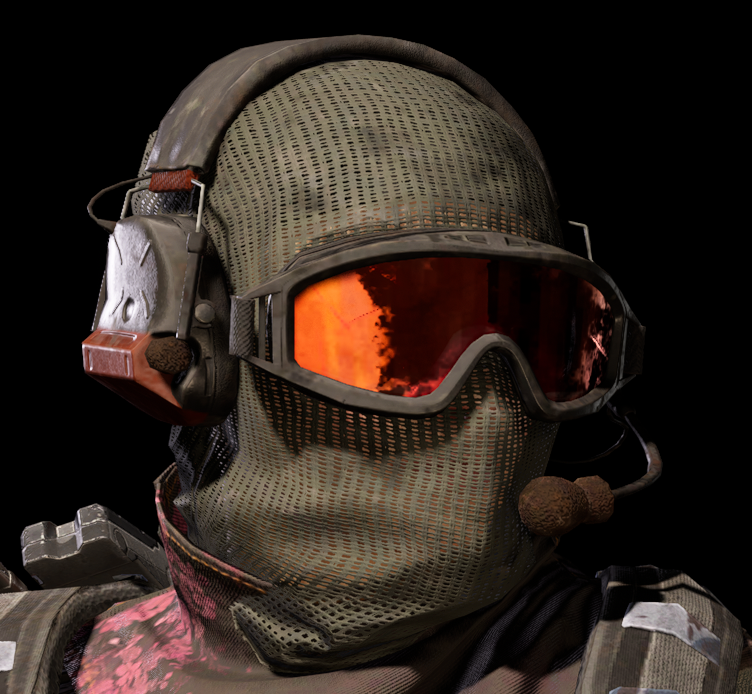 LividFray's tweet photo. I'm absolutely loving the cosmetics from the event, you guys killed it! We discovered that the Parched Headgear allows respirators to be worn with them but only for male characters. Is there any chance you guys could look into allowing that on female characters too? This also seems to only work on the recolors and not the original mask. 🥲 #TheDivision2 @TheDivisionGame @Palle_Hoffstein