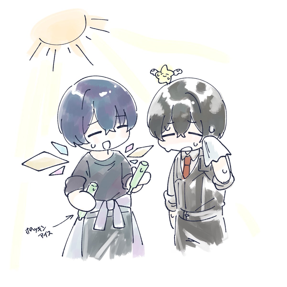pkvafp's tweet photo. あちあち　🪞🪶☀️ https://t.co/XZHMufqFLq