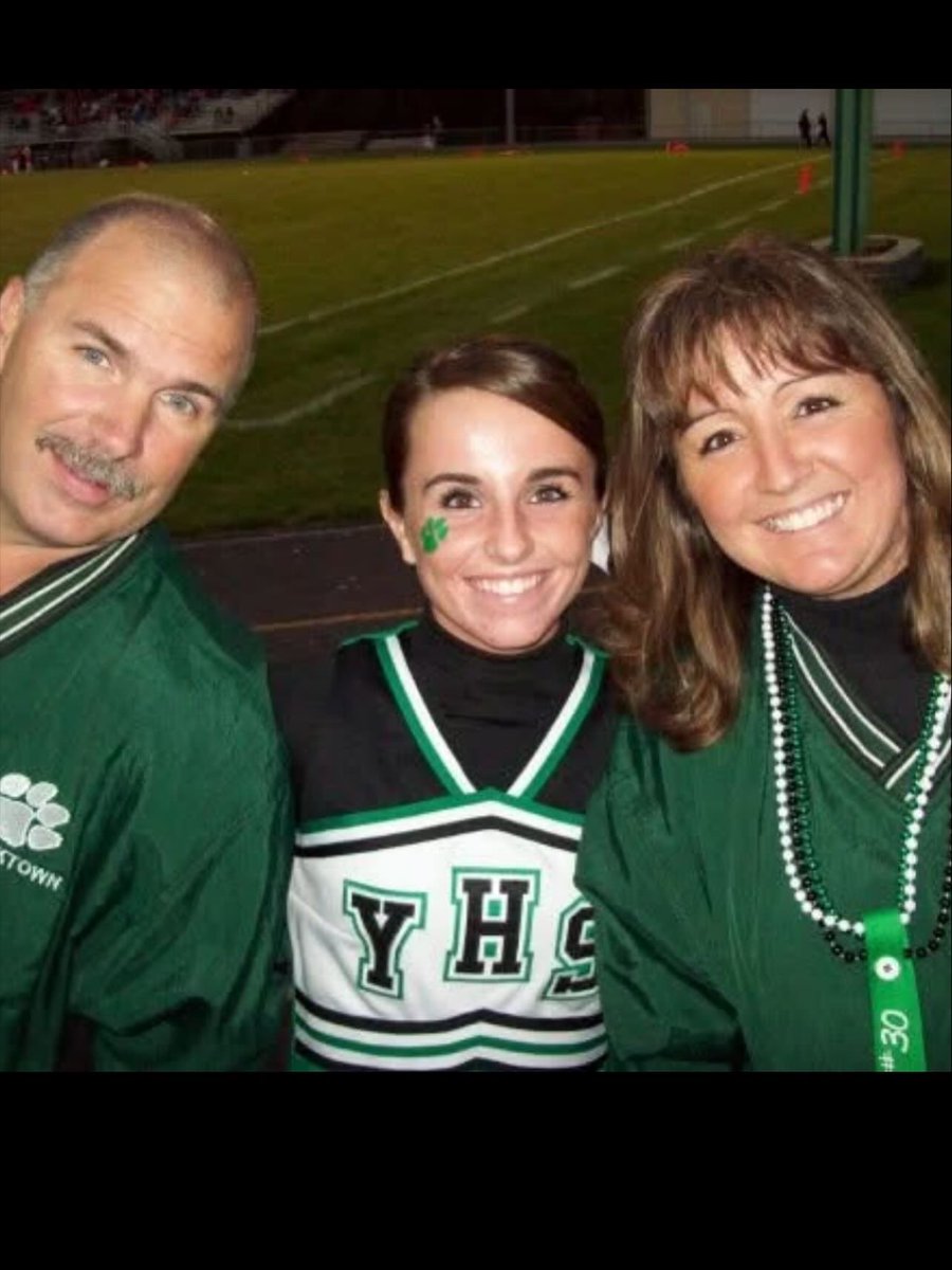 YHSTigerCheer's tweet photo. We are so excited to introduce everyone to the newest member of our coaching staff, Kasey Oetting! Kasey is a Yorktown alumni, former cheerleader, and previous cheer coach! She is also the Dean of Students at Pleasant View Elementary. Welcome Coach Kasey! #BuiltToRoar https://t.co/SUtIViwN3Y