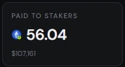 lunasupply's tweet photo. The mines never stop.

Every mining round sends 8% of the pot straight to LUNA stakers, in ETH. Every Eclipse beacon sends 10%.

56 ETH paid to stakers so far. ~25 ETH a day, across 121 of them.

https://t.co/57BawxaC9v https://t.co/YF9CYu1jih