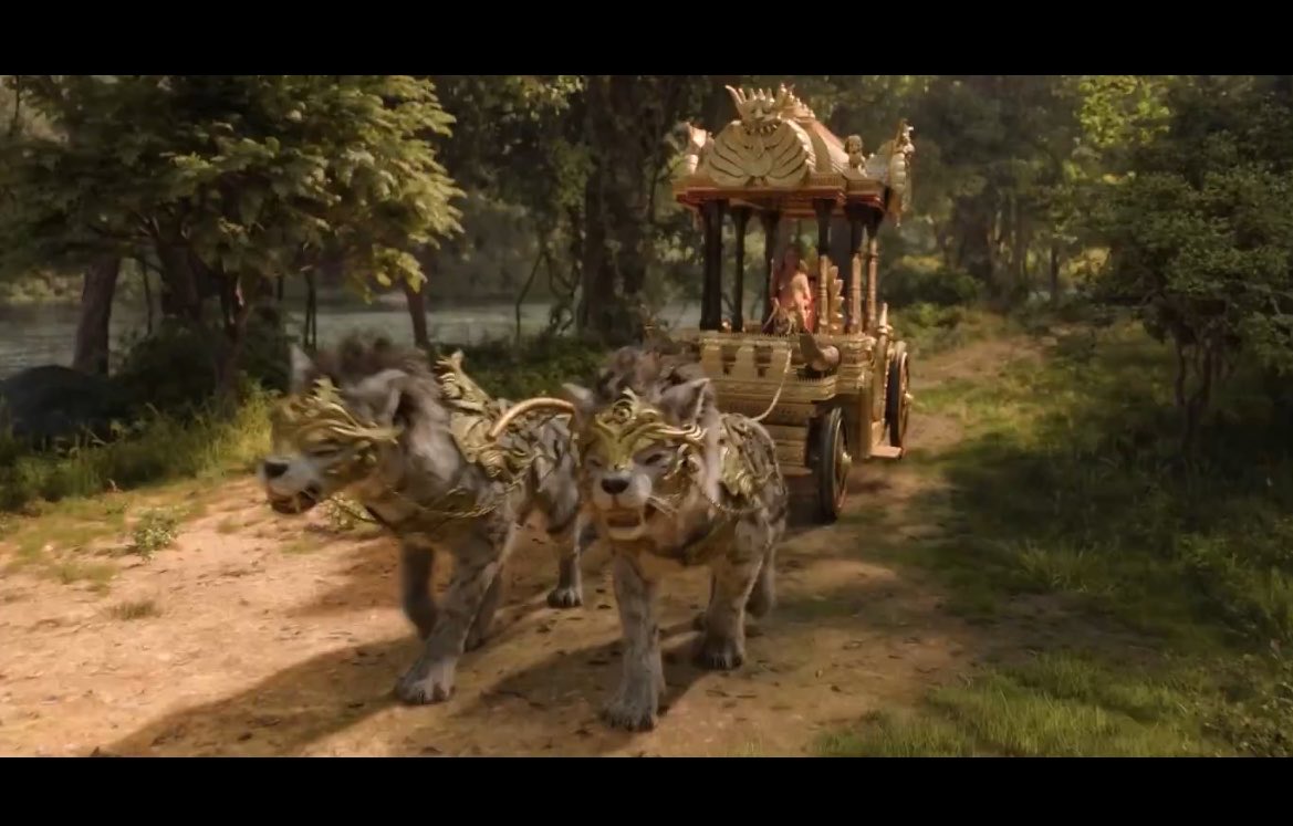 vigiciann's tweet photo. I understand creative freedom.. but what kinda narnia animal is this.. atleast use some real regional animals lol.. looks like they want to mythicize Ramayana as much as possible https://t.co/5sAD1W6s0H
