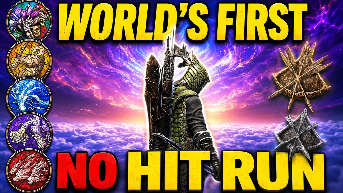 BushidoYu's tweet photo. A final del año pasado completamos la Any% No-Hit de Elden Ring: Nightreign.
No sólo es World's First, sino que es seguramente la Any% más difícil de los 8 Soulslike de Fromsoftware.

Ya está subida en tutubito. https://t.co/43Y1GeTAbc