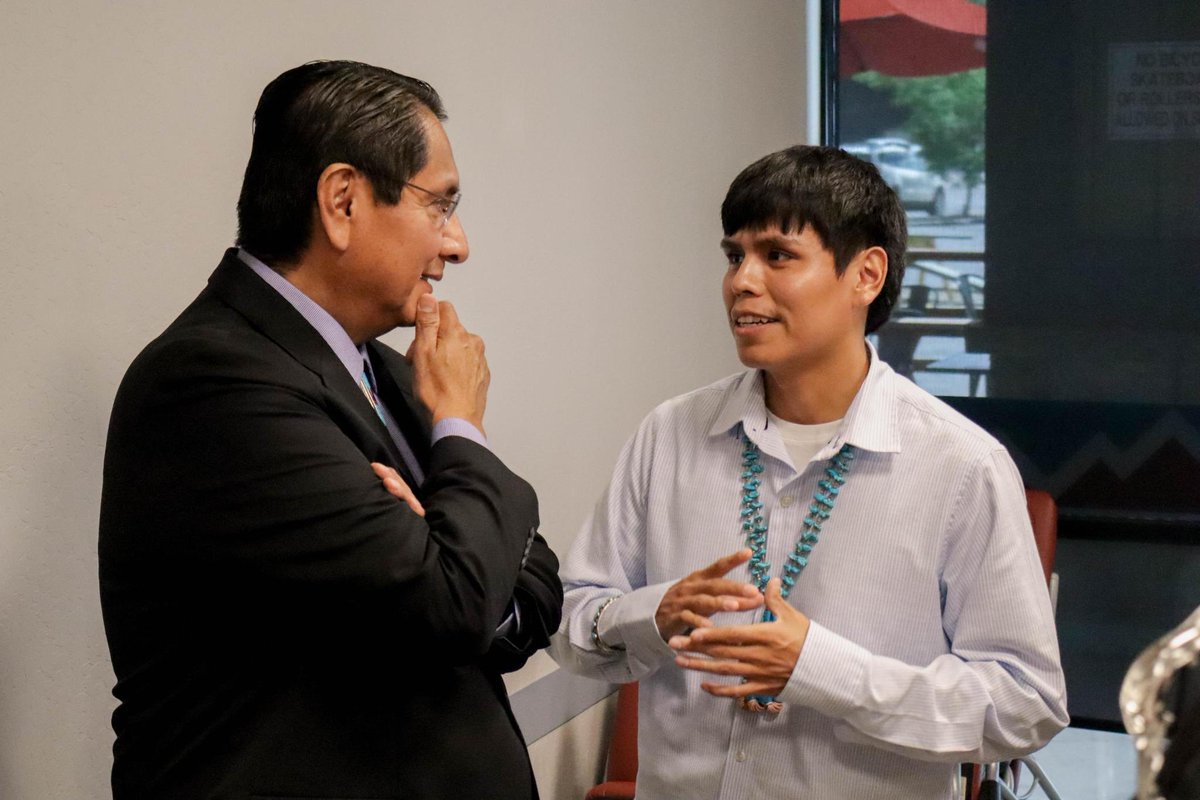 NezForAZ's tweet photo. Today, Phefelia and I spoke with young voters about their concerns with today’s political climate. Their perspectives were thoughtful and deserve to be heard. It’s essential that our elected officials ensure young voices help shape policies that impact their future. #warriorup https://t.co/L2bIEytA71