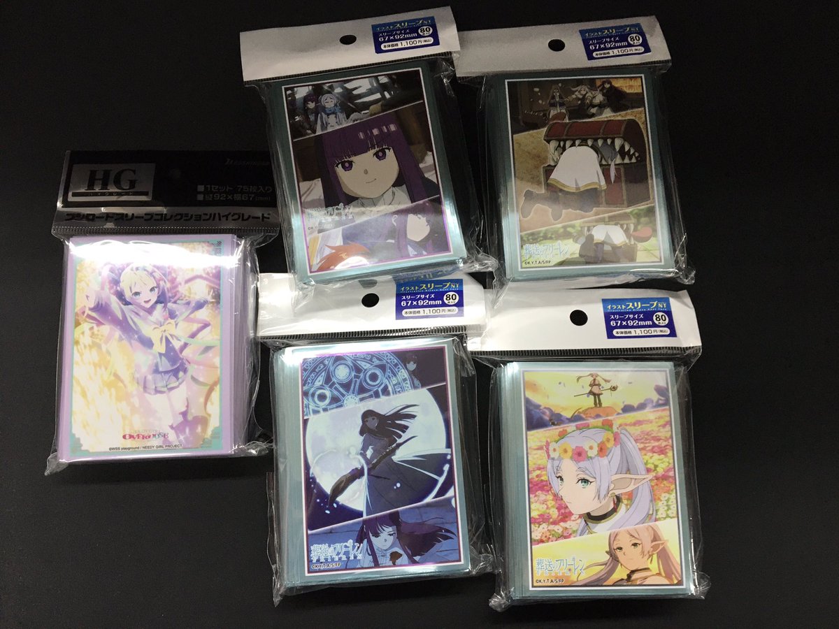 十二神将　スリーブセット 7月31日発売 キャラクタースリーブ各種 入荷しました。 販売開始は7月