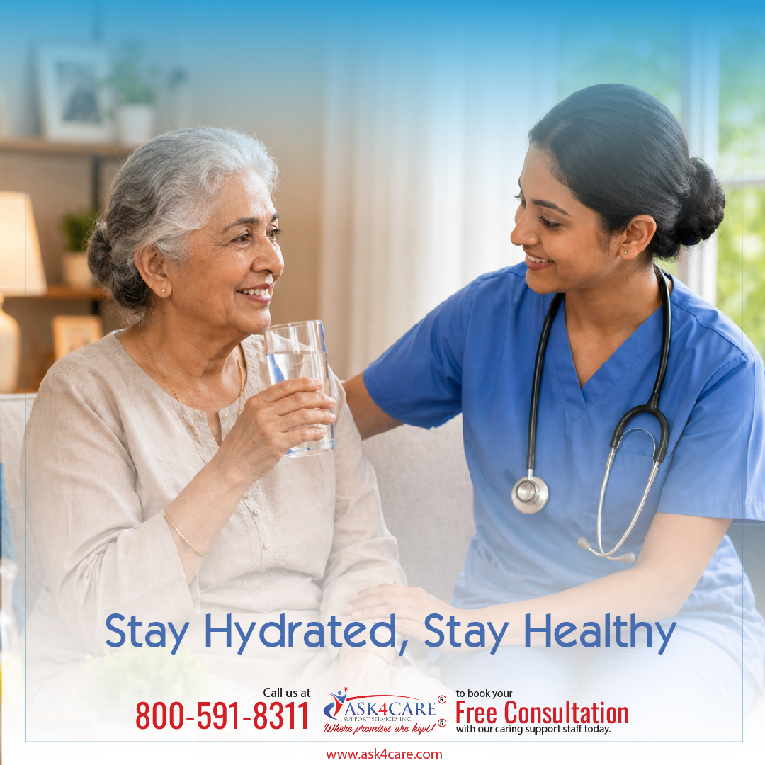 Ask4Care's tweet photo. Seniors can easily get dehydrated—even without feeling thirsty. 💧

Our trained caregivers provide regular hydration reminders and fluid monitoring so your loved ones stay healthy at home.

📲 https://t.co/kiPnjtR7At | 800-591-8311
#SeniorHealth #ElderCare #TheAsk4CareExperience https://t.co/vdkwkPAVbq