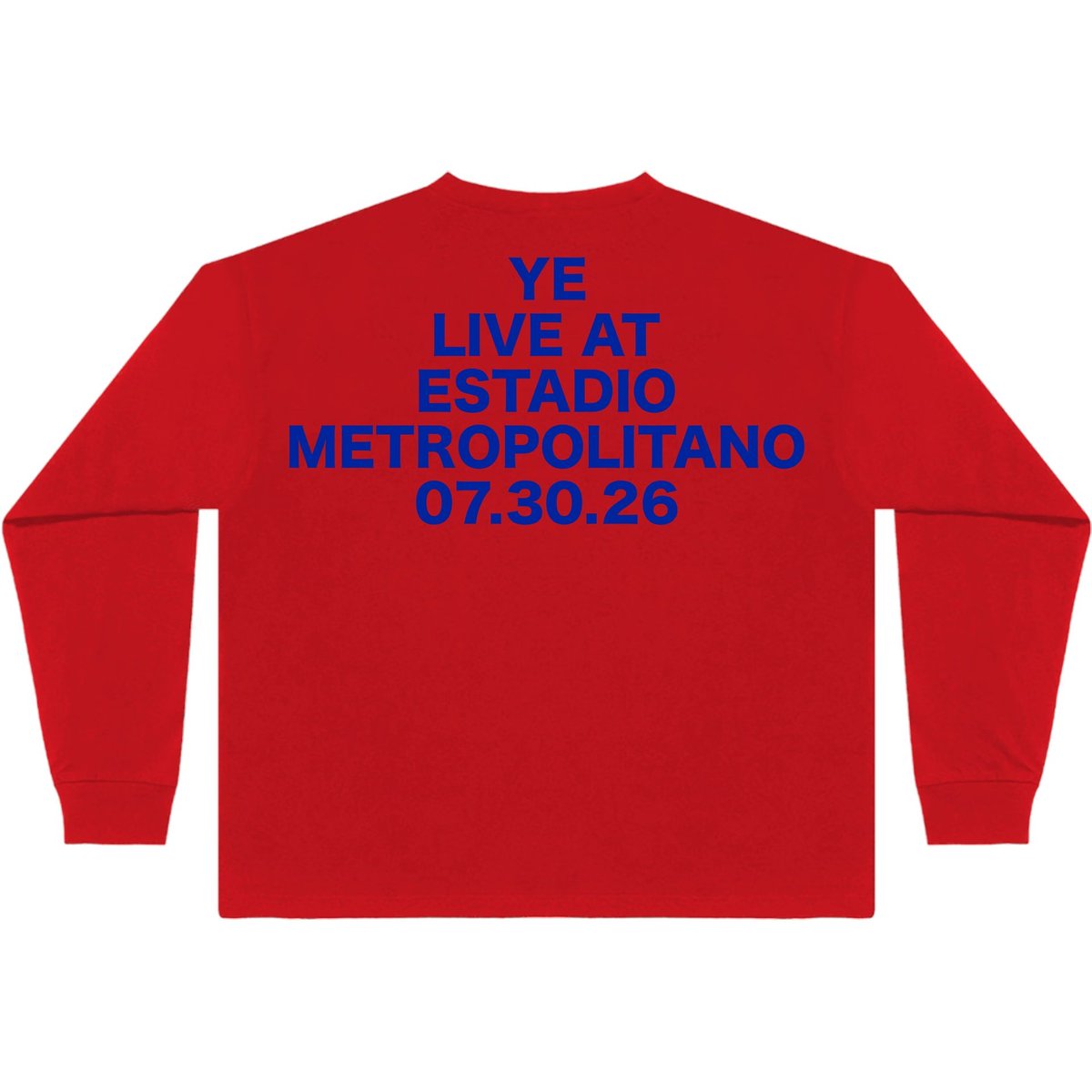 yzycrave's tweet photo. New Ye merch for the show in Madrid, Spain tomorrow 📸 https://t.co/kLe5PNmqpm