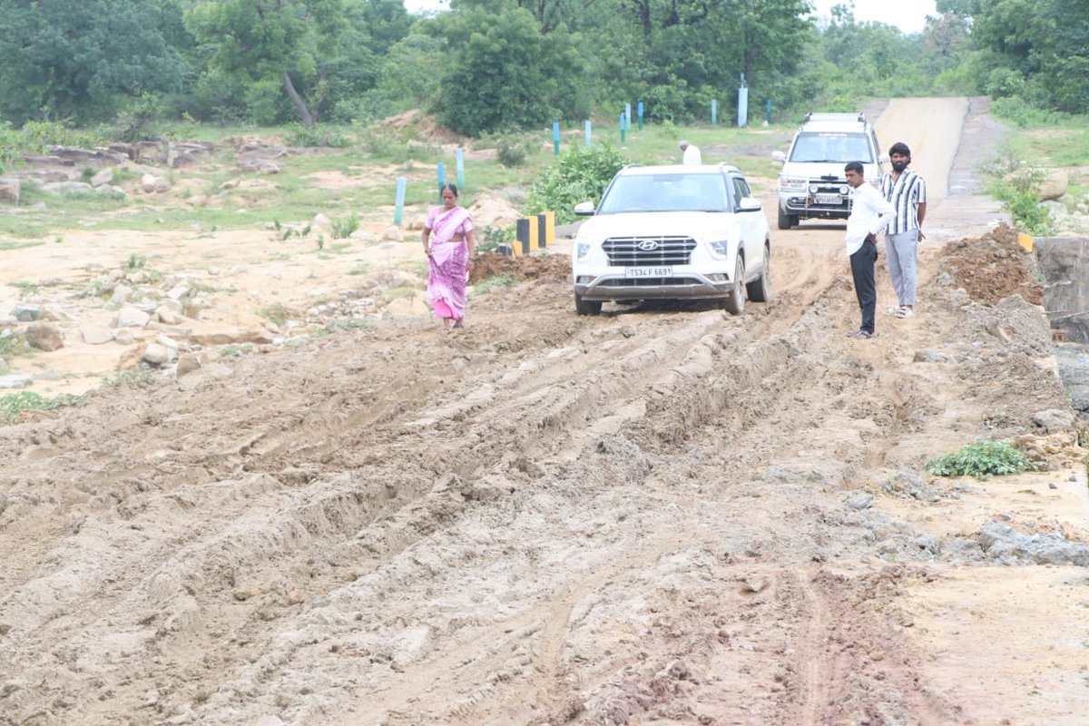 DrAnandMethuku's tweet photo. #Vikarabad is the district represented by the Hon'ble Chief Minister, @revanth_anumula , and the Hon'ble Speaker @GpkOfficial_ .

Yet, this is the stark reality of the roads in the Vikarabad Assembly constituency.

Those who once criticised the @BRSparty govt for not laying roads have now been in power for nearly three years. Despite that, the condition of the roads remains deplorable, as these visuals clearly demonstrate.

People are no longer interested in promises or rhetoric—they expect visible development and tangible results.

@KCRBRSPresident 
@KTRBRS 
@BRSHarish 
@BrsSabithaIndra 

#CMO 
#RoadAandBuildingsDept 
#TelanganaAssemblySpeaker 
#NeedForActionsNotPromises 
#CongressFailedTelangana