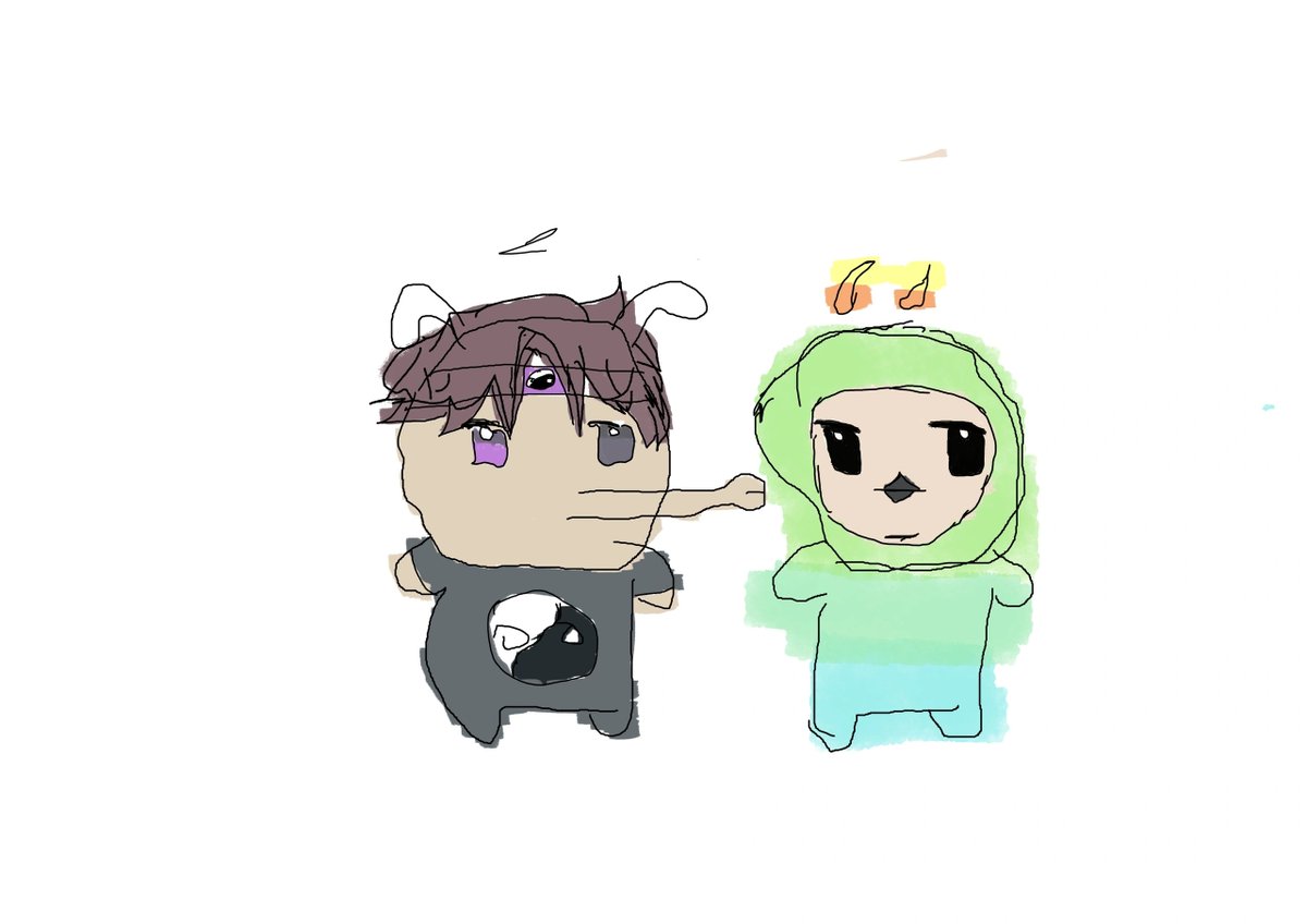 v5xts's tweet photo. LOL ,I can't draw   #odysseyduo https://t.co/PWcgIpqWLE