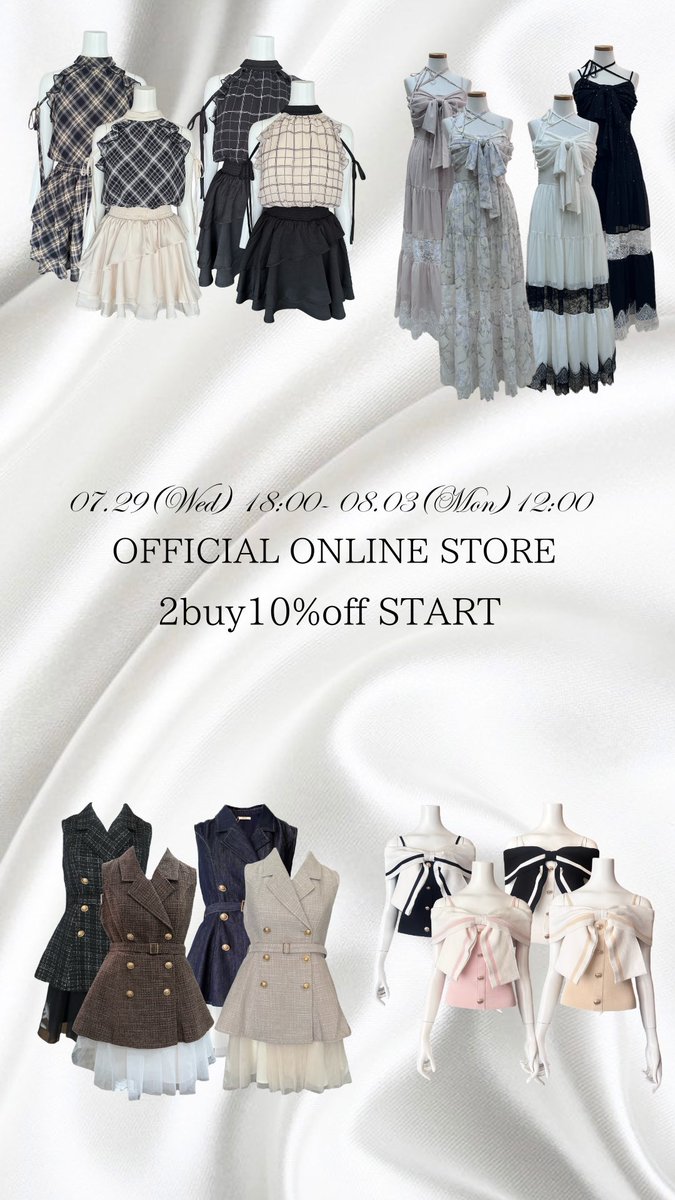 nomae__official's tweet photo. NOMAE公式サイトから2点購入で10%OFF🤍
この機会にぜひお買い求めください✨️

🔗 https://t.co/nFjfjocuga https://t.co/9IqyYDyrZj
