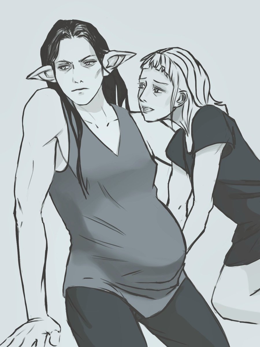 morn_mory's tweet photo. #OriginalCharacter #FantasyArt #MPreg #FantasyOC #CharacterDesign #DigitalArt #Sketch https://t.co/JMcb3C4Xca
