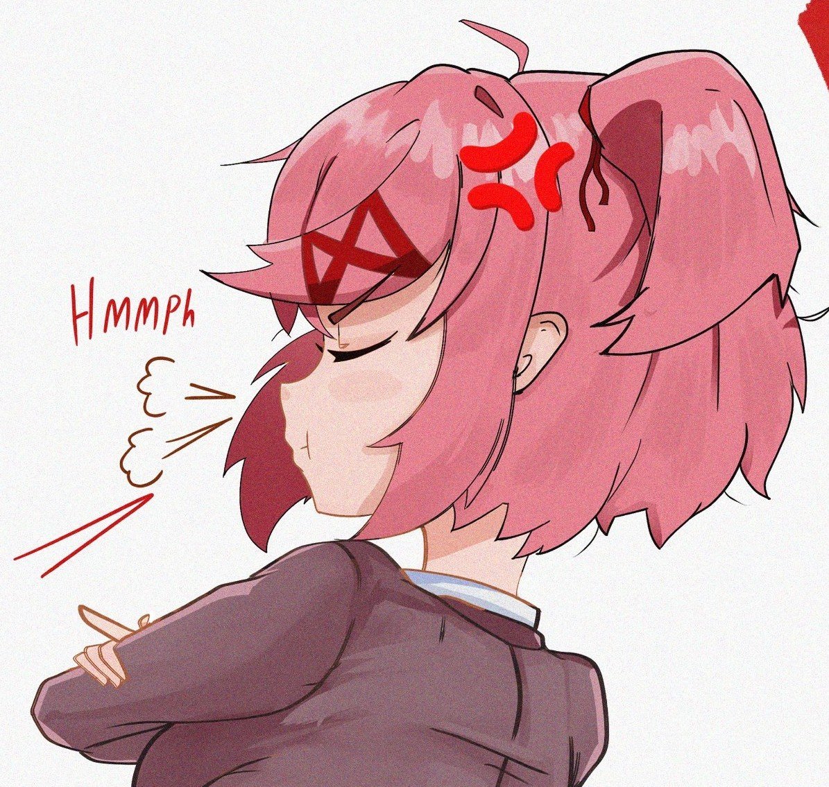 Bott0mHeavyDoki's tweet photo. "hmph. fucken...perv.." https://t.co/VVLTmqVRiu