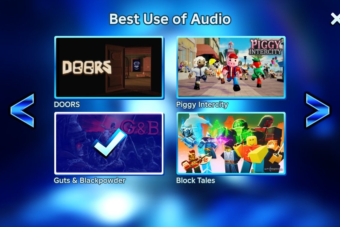 NinjaFoxHere's tweet photo. My vote for Best Use of Audio (the callouts alone give Guts and Blackpowder the win in my opinion)
#roblox #gutsandblackpowder https://t.co/C0LZ2B7Swa
